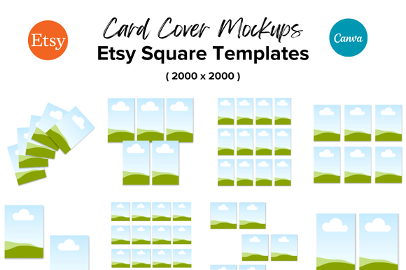 30 Card Cover Etsy Mockups: Elevate Your Digital Shop