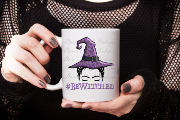 BeWitched | Messy Bun | Sublimation PNG: A Design Asset