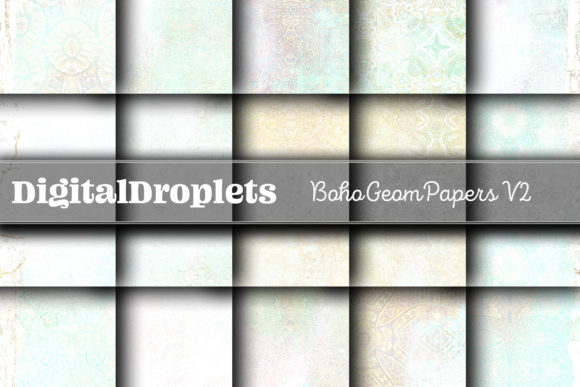 Boho Geom Papers Vol. 2: A Designer's Textured Toolkit