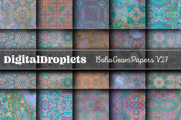 Boho Geom Papers Vol. 27 | Collection: Design & Application
