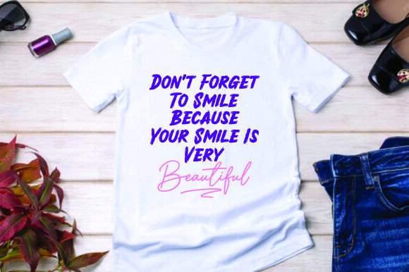 Don't Forget to Smile: Elevate Your Designs with Uplifting Typography