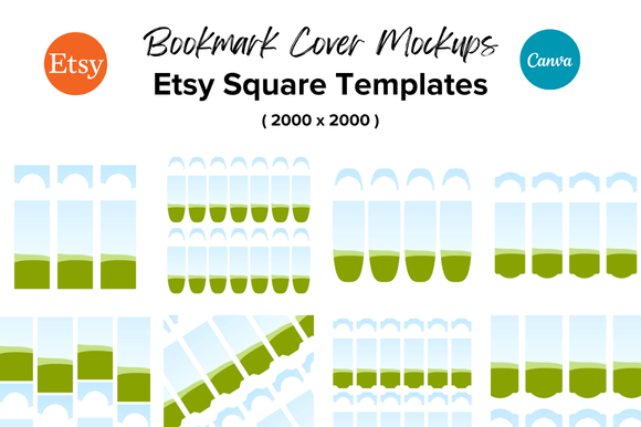 Elevate Your Etsy Shop with Bookmark Cover Mockups