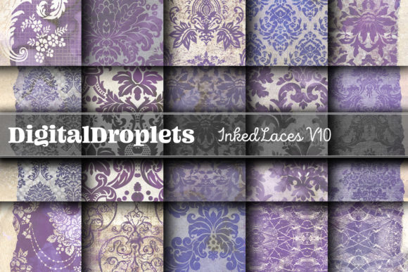 Inked Laces Vol. 10: Vintage Textures for Modern Design