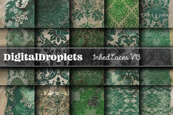 Inked Laces Vol. 13: Vintage Texture for Modern Design