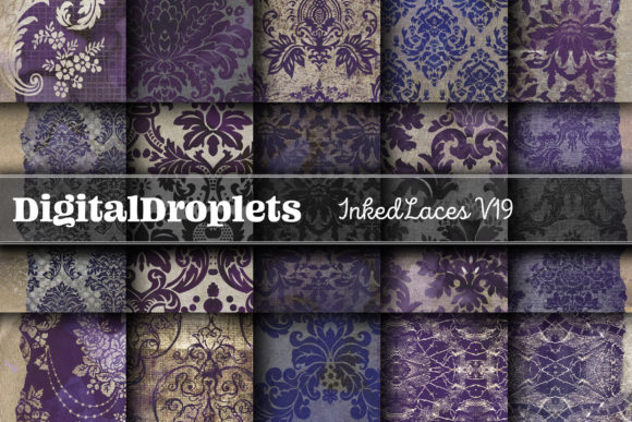 Inked Laces Vol. 19: Vintage Textures for Modern Design