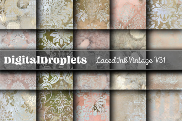 Laced Ink Vintage Vol. 31 | Collection: A Designer's Guide to Timeless Textures