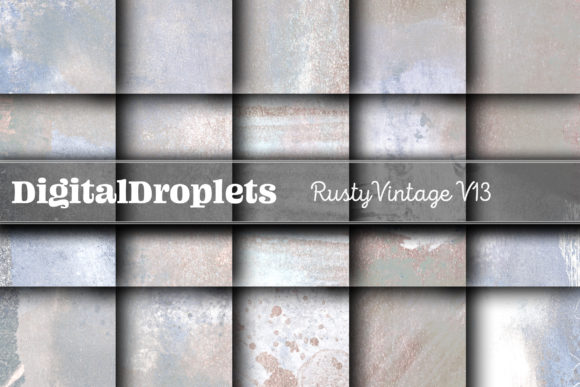 Rusty Vintage Papers Vol.13: A Designer's Textured Toolkit